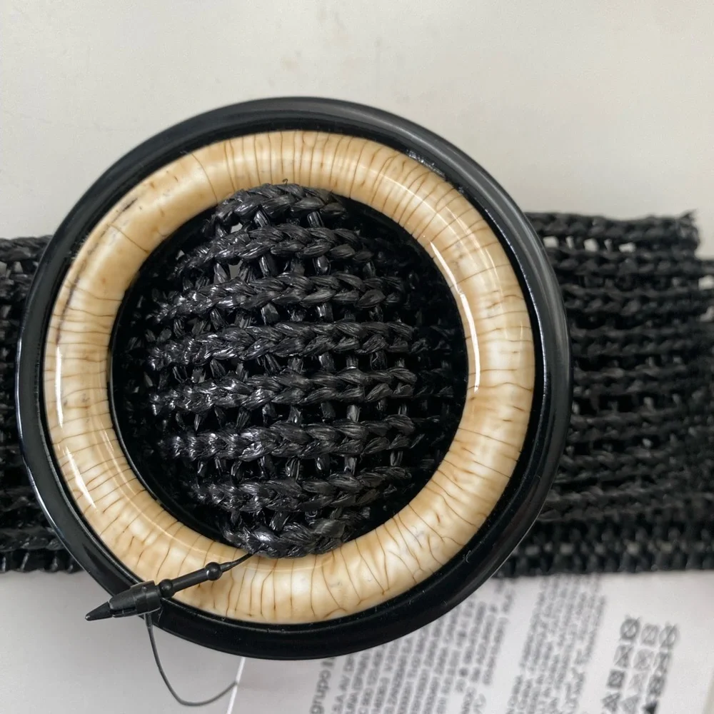 NWT Zara Knit Black Belt